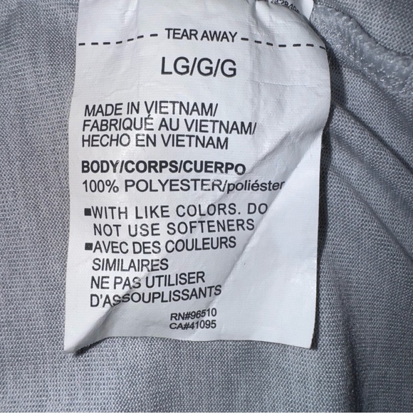 Under Armor Men’s UA Tech Heat-gear Half Zip Pullover Large Silver M. Wicking - Picture 6 of 7